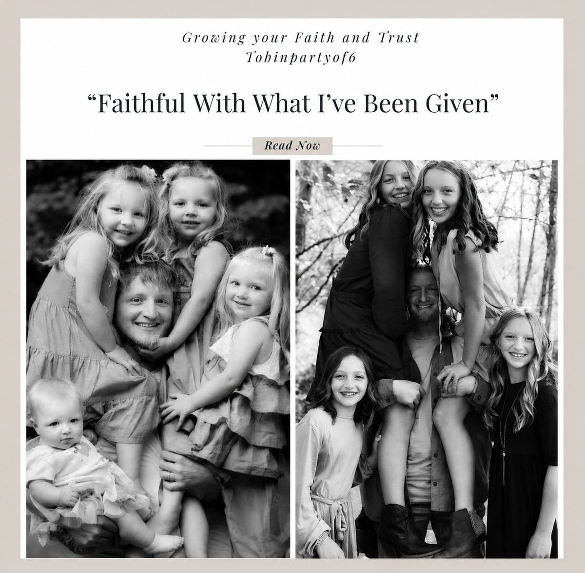 Faithful With What I've Been Given
