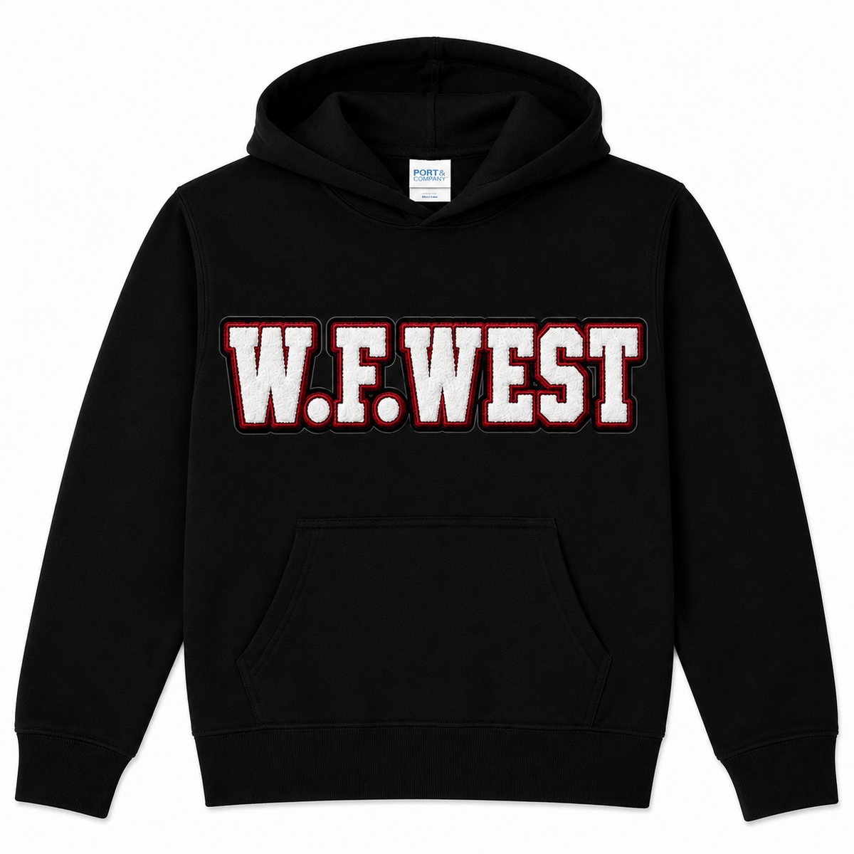 Youth Pick Your Team Chenille Patch Hoodie