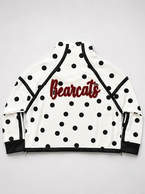Black & White Polka Dot Game Day Pullover