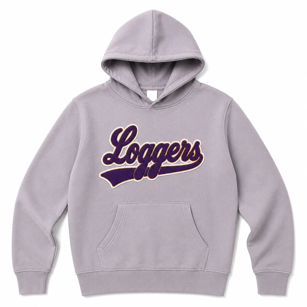 Loggers Chenille Patch Hoodie Youth & Adult