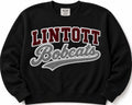 Lintott Bobcats Lane Seven Crewneck in Black
