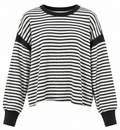 Striped Open-Back Knit