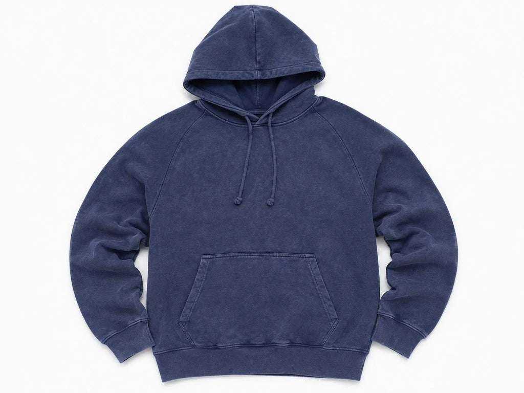 Navy Vintage  Mineral Wash Hoodie