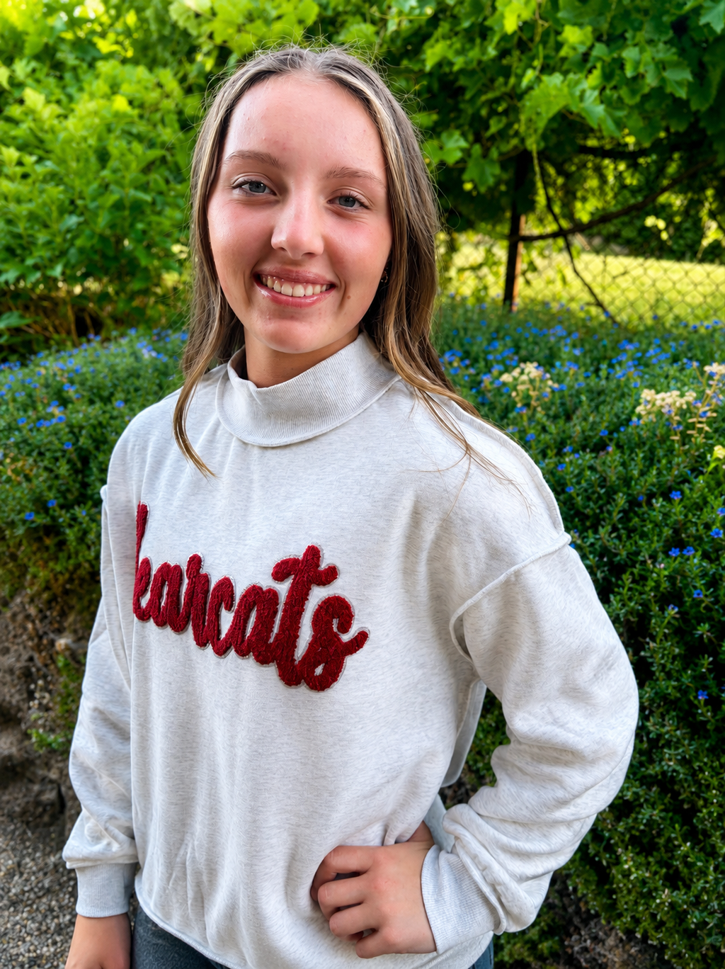 Pick Your Team Mock Neck Sweatshirt