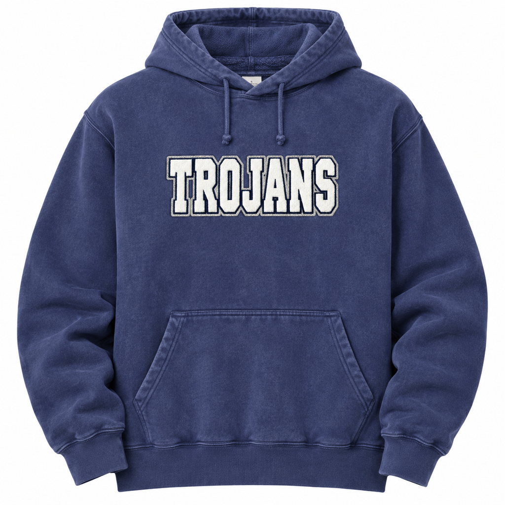 Navy Vintage  Mineral Wash Hoodie