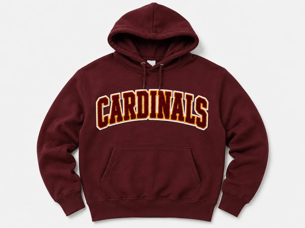 Pick Your Patch Burgundy Premium Hoodie