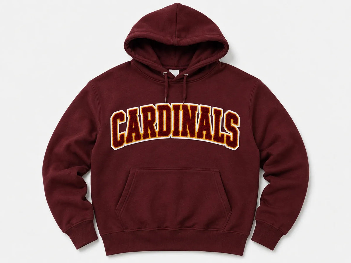 Pick Your Patch Burgundy Premium Hoodie