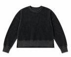 Pick Your Patch Charcoal Cropped Corded Crew | Custom Chenille Sweatshirt