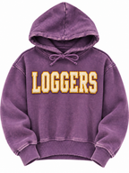 Onalaska Loggers Acid Wash Matching Set – Violet