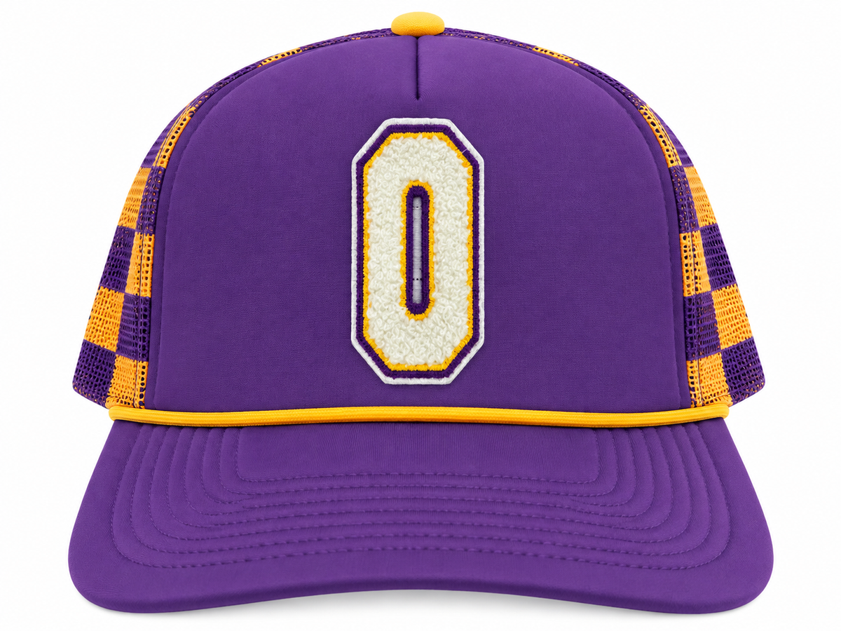 Onalaska Loggers Chenille Patch Trucker Hat