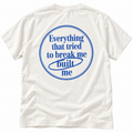 Built, Not Broken Tee — Romans 8:28