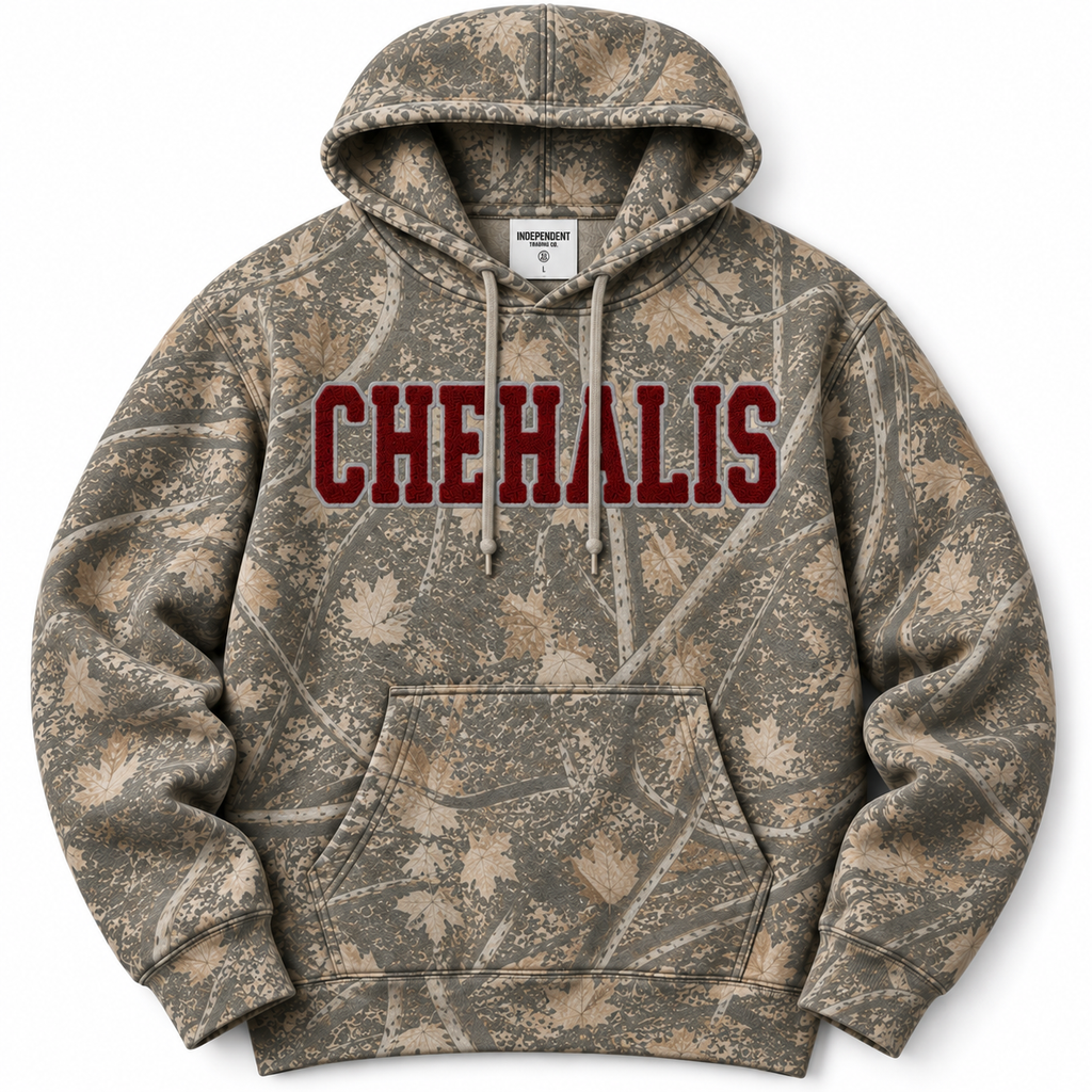 Pick Your Team Chenille Camo Hoodie | Boutique Game Day Style