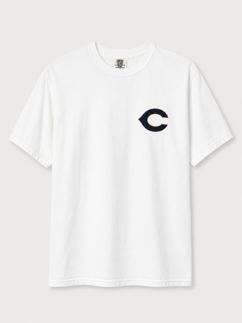 Pick Your Patch Comfort Colors® White T-Shirt | Custom Chenille Game Day Tee