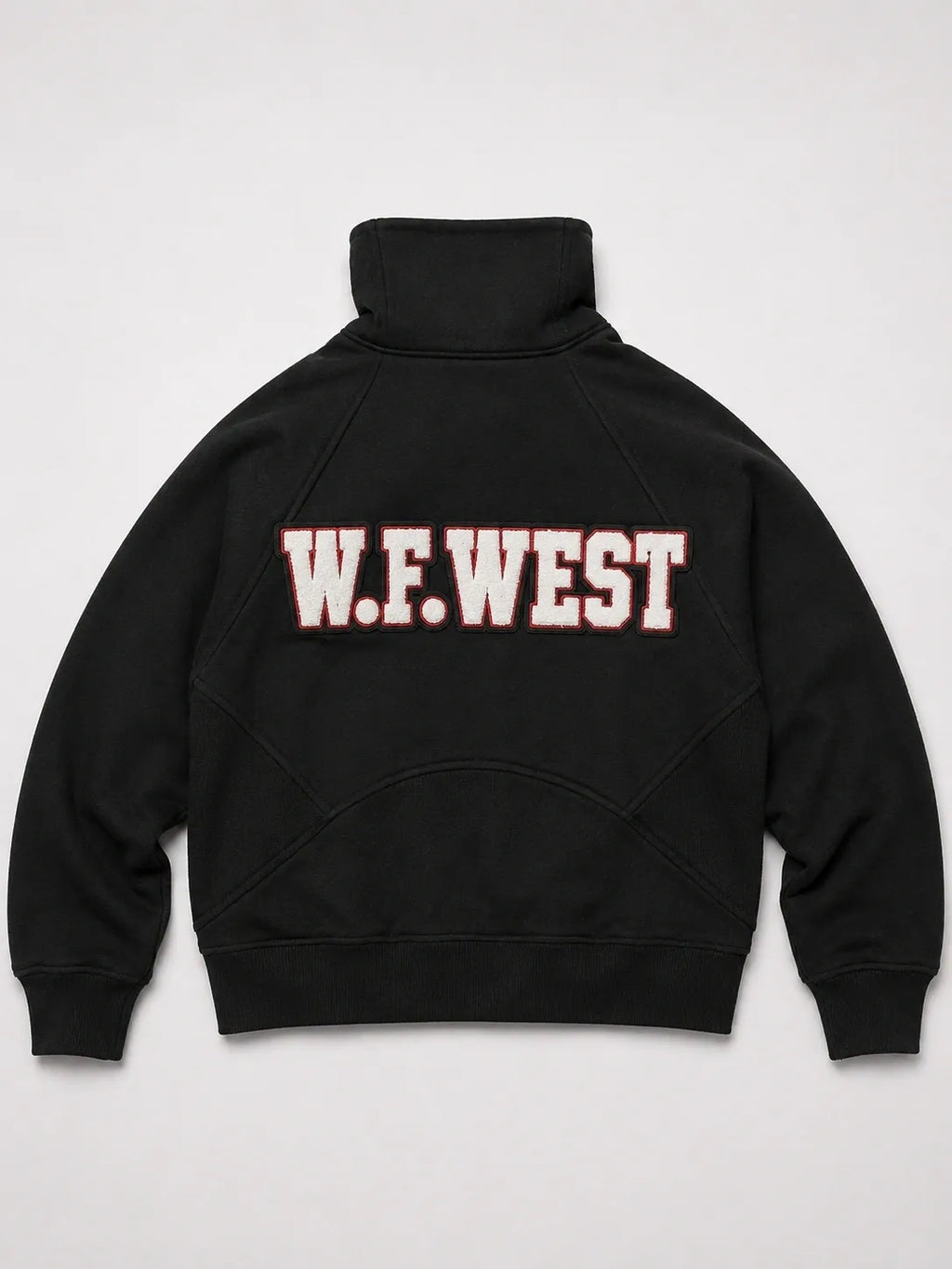 Black Dove Half Zip Sweater