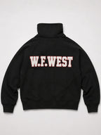 Black Dove Half Zip Sweater