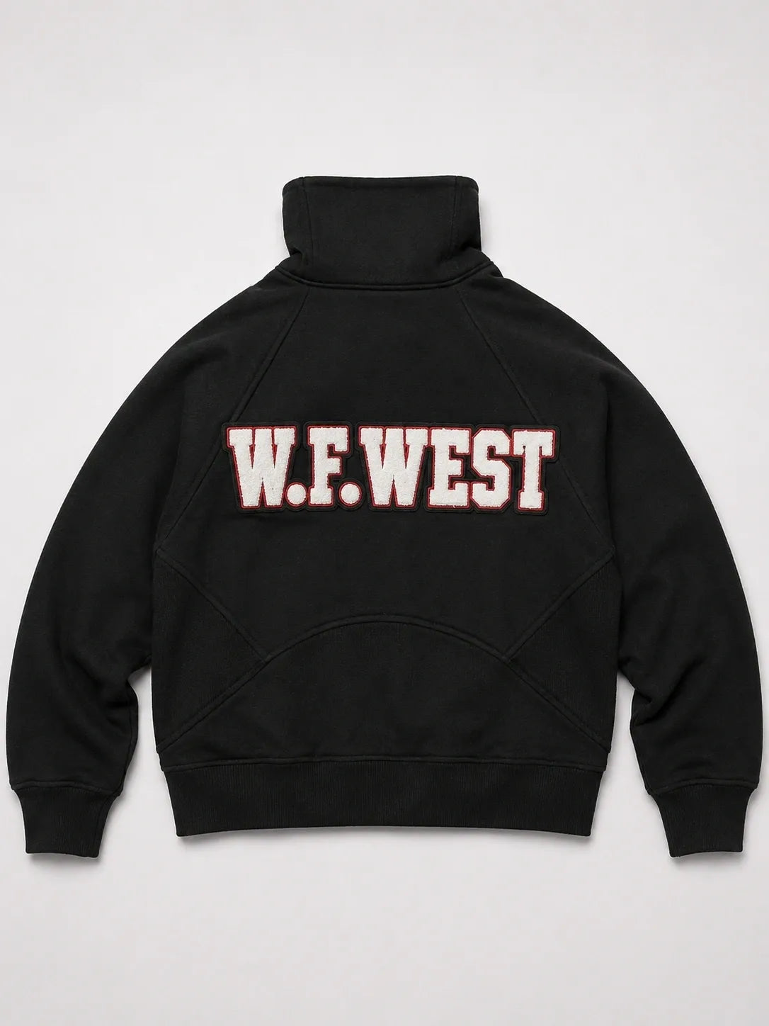 Black Dove Half Zip Sweater
