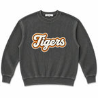 Oversized Pick Your Team Luxury Corded Crew Sweatshirt | Cream Chenille Patch
