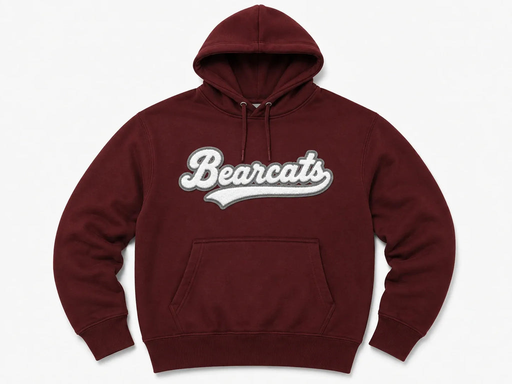 Pick Your Patch Burgundy Premium Hoodie