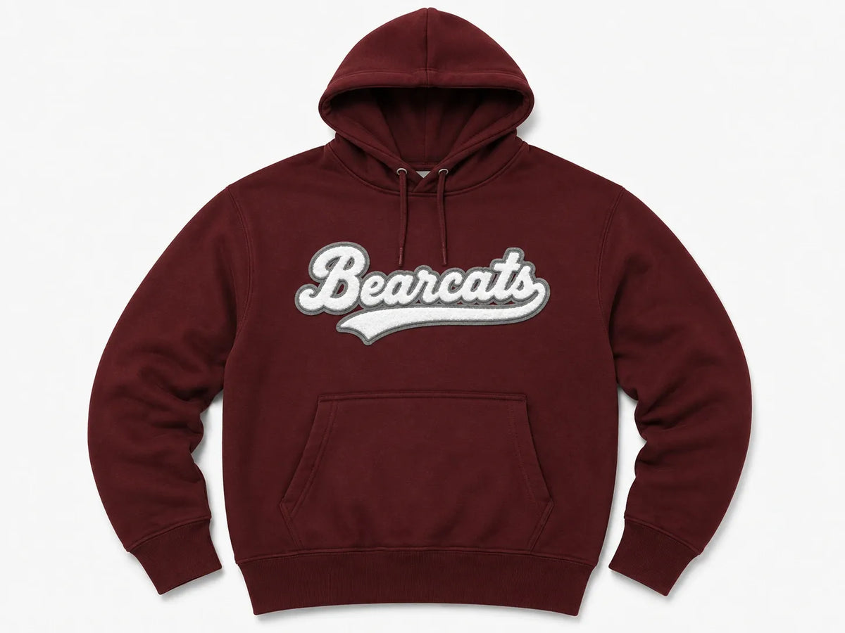 Pick Your Patch Burgundy Premium Hoodie