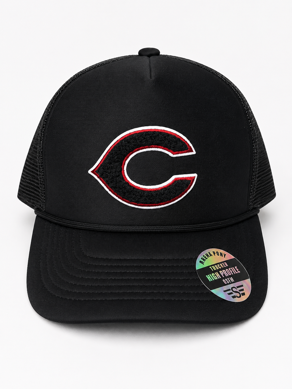 Black Bearcats Magna Pony® Foam Trucker Hat