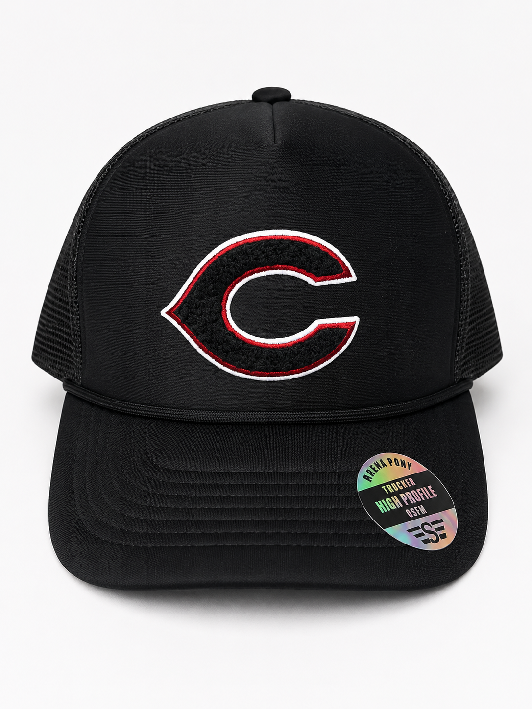Black Bearcats Magna Pony® Foam Trucker Hat