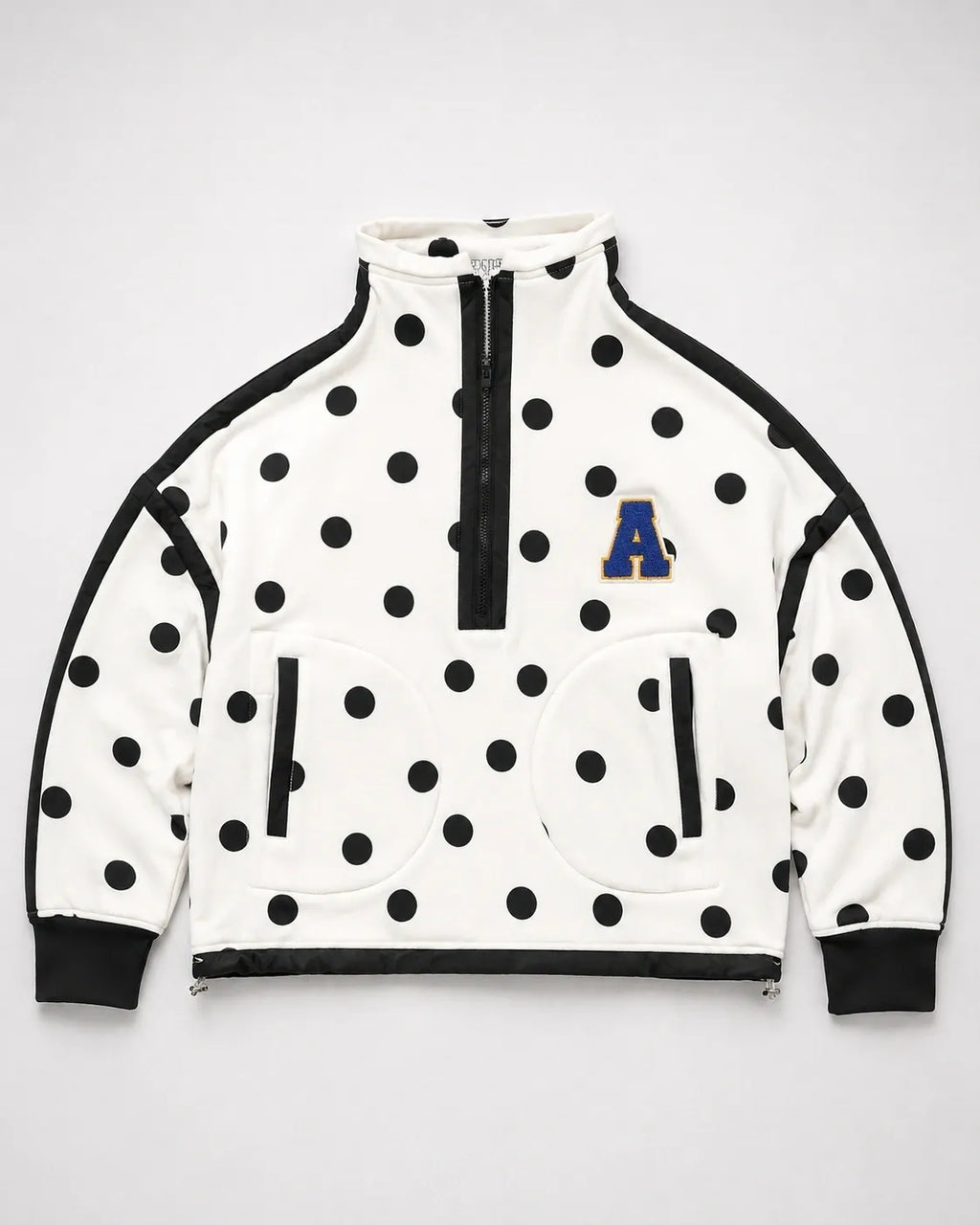 Black & White Polka Dot Game Day Pullover