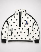 Black & White Polka Dot Game Day Pullover