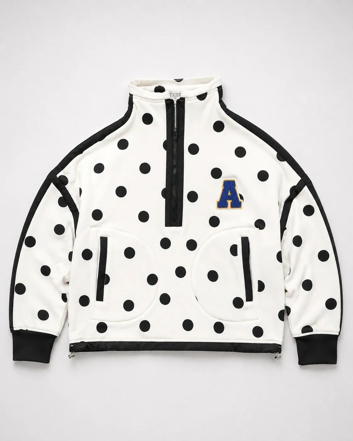 Black & White Polka Dot Game Day Pullover