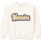 Oversized Ivory Game Day Corded Crew Sweatshirt | Custom Team Spirit Crewneck