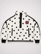 Black & White Polka Dot Game Day Pullover