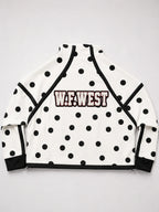 Black & White Polka Dot Game Day Pullover