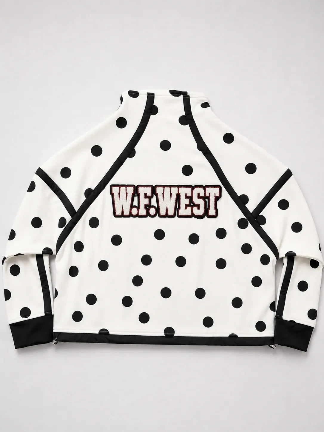 Black & White Polka Dot Game Day Pullover