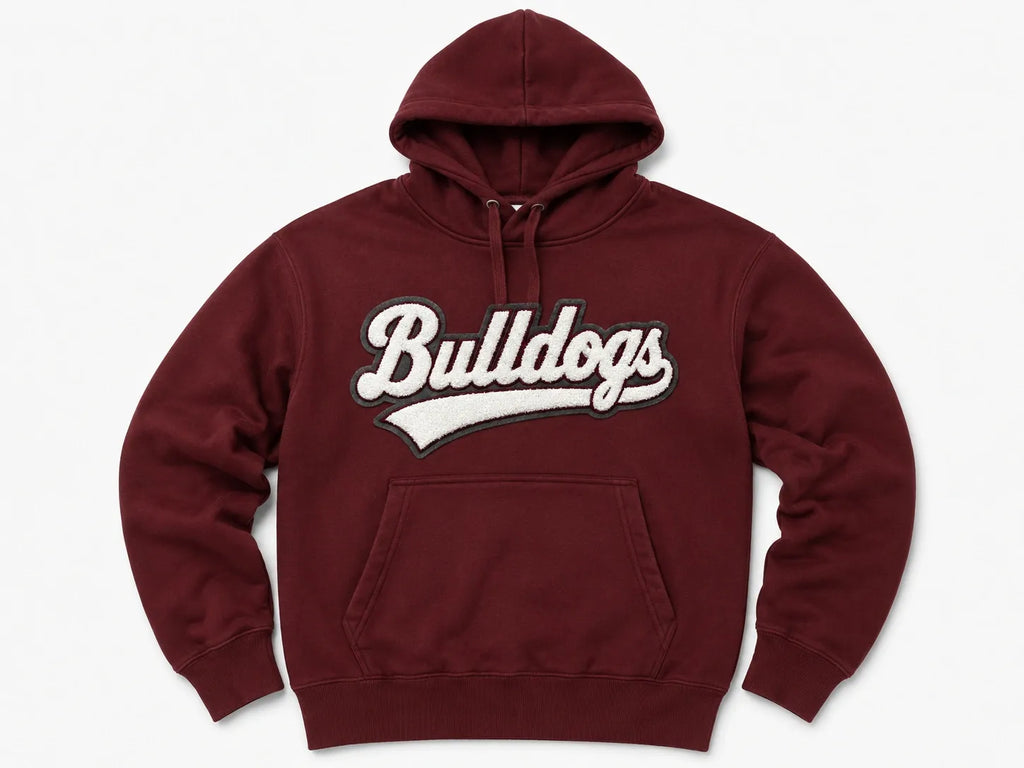 Pick Your Patch Burgundy Premium Hoodie
