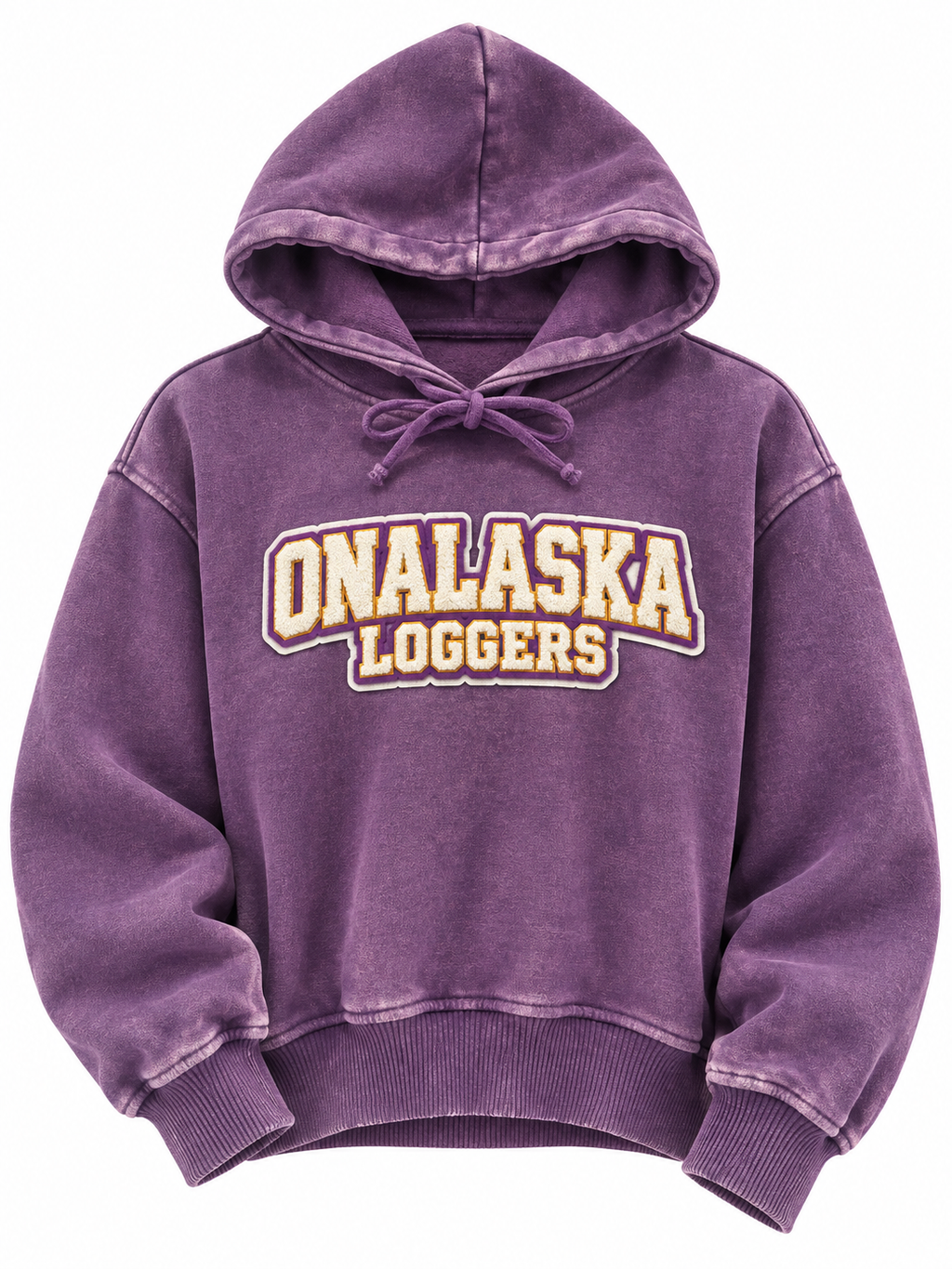 Onalaska Loggers Acid Wash Matching Set – Violet