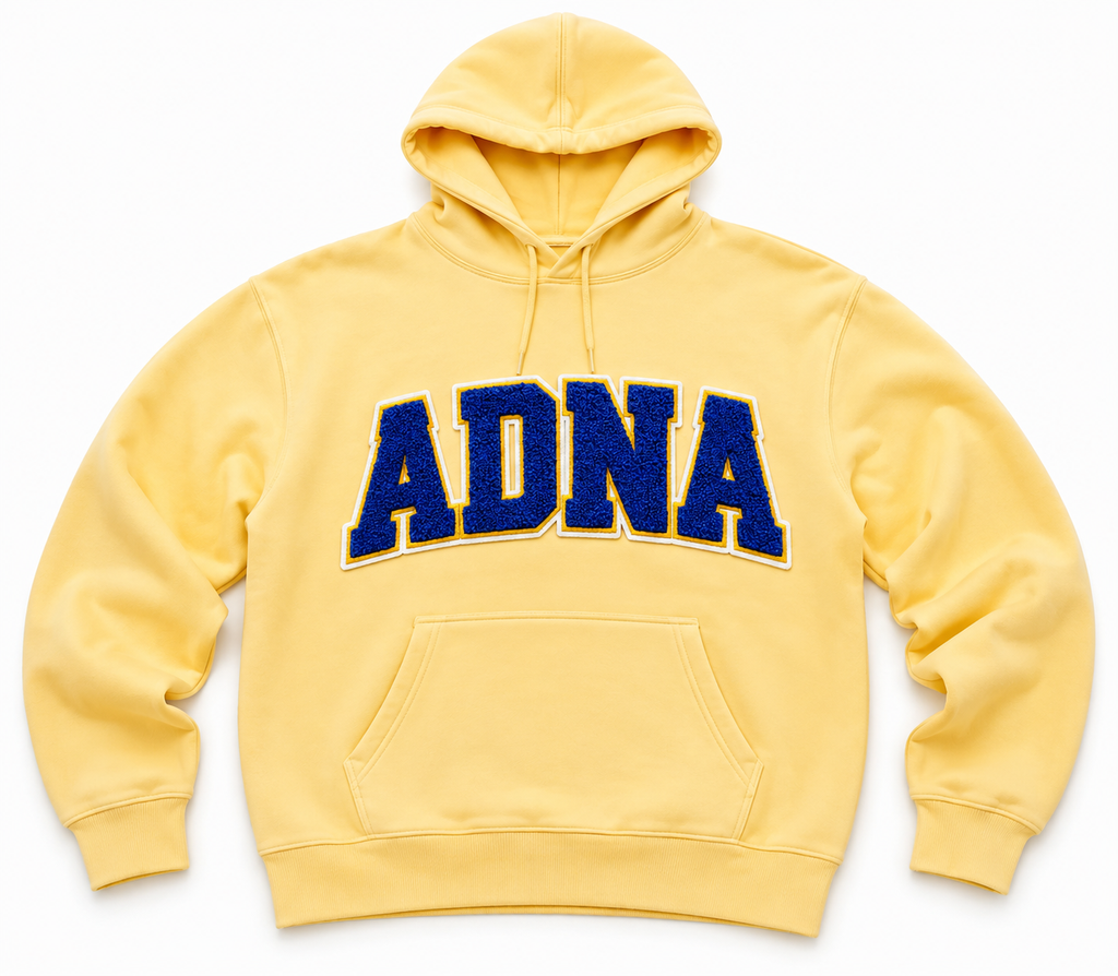 Pick Your Patch Chenille Patch Hoodie – Pina Colada