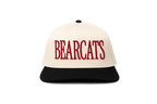 Bearcats Classic Snapback Hat – Cream & Black