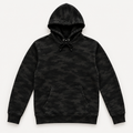 Black Camo Chenille Patch Hoodie | Custom Game Day Hoodie