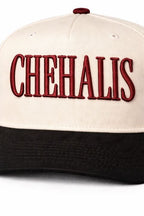 Chehalis Classic Snapback Hat – Cream & Black