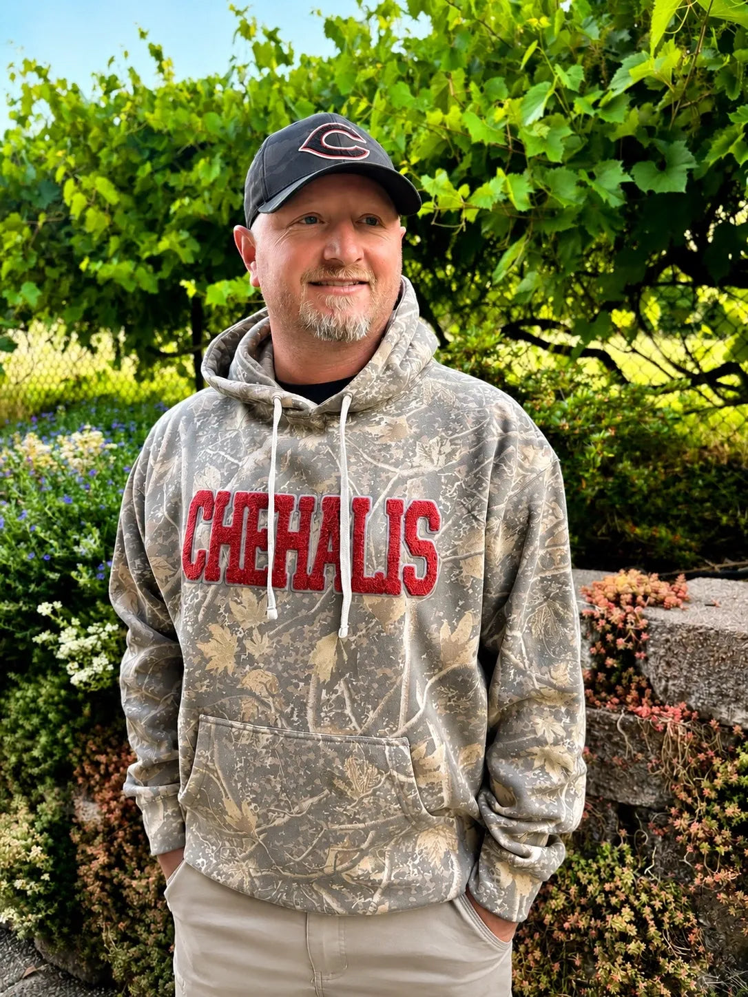 Pick Your Team Chenille Camo Hoodie | Boutique Game Day Style