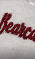 Pick Your Chenille Patch Grey Crewneck