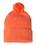 Orange Heather Beanie