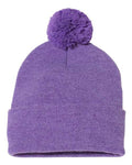 Heather Purple Beanie