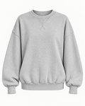 Sleet Acid Washed Oversized Fleece Crewneck