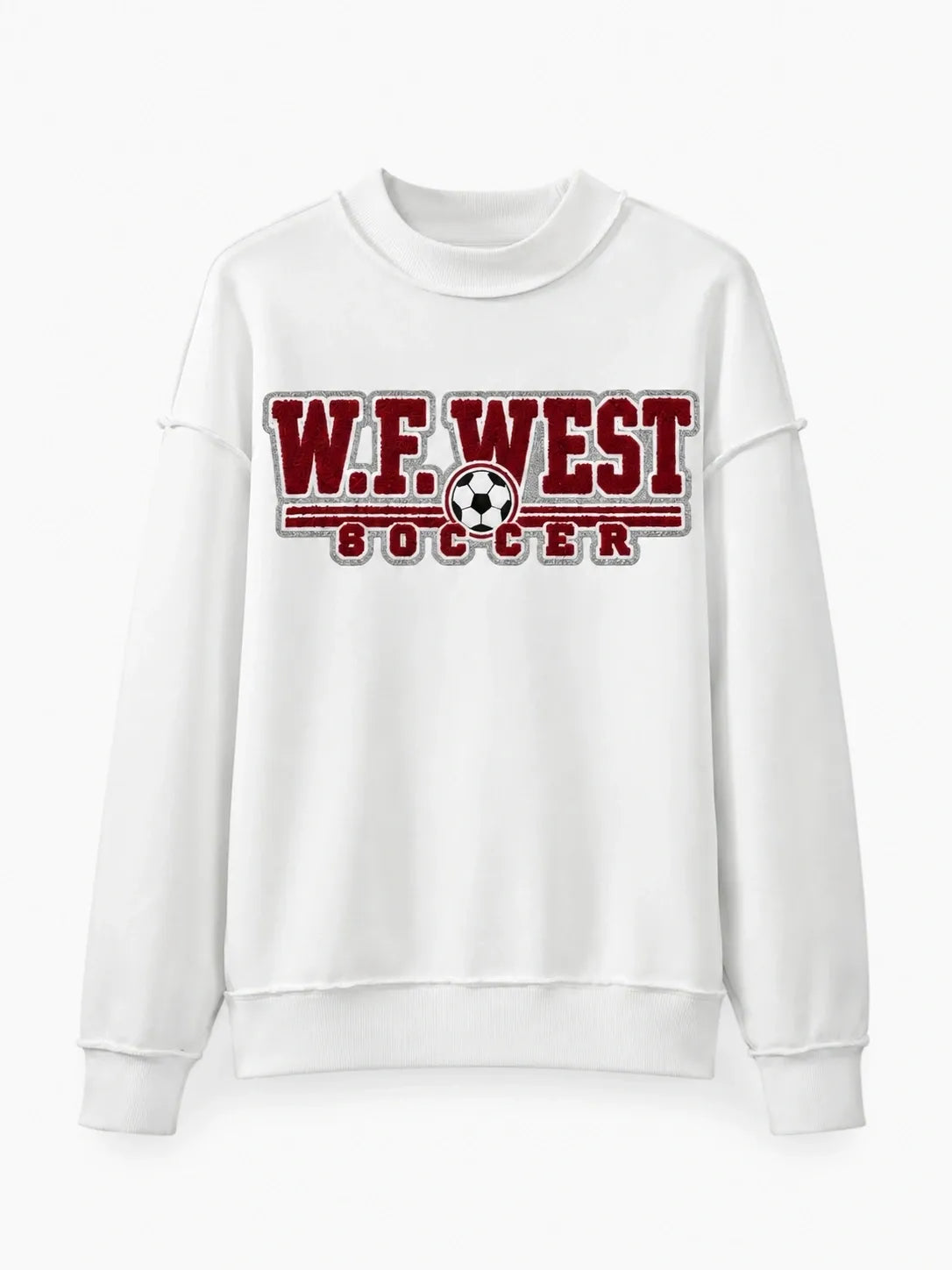 W.F. West Soccer Mock-Neck Sweatshirt
