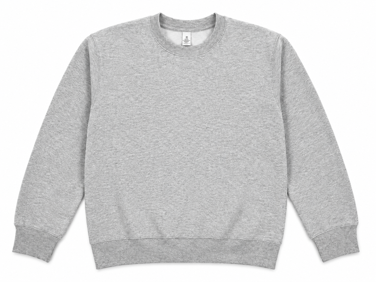 Youth Grey Chenille Crewneck Sweatshirt