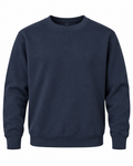 Youth Navy Premium Fleece Crewneck
